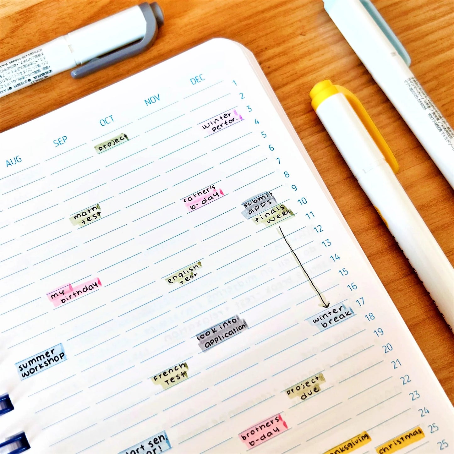 cozygloo Planner d'Études Quotidien Non Daté | Daily To-Do List | Révisions Examen Concours | Technique Pomodoro